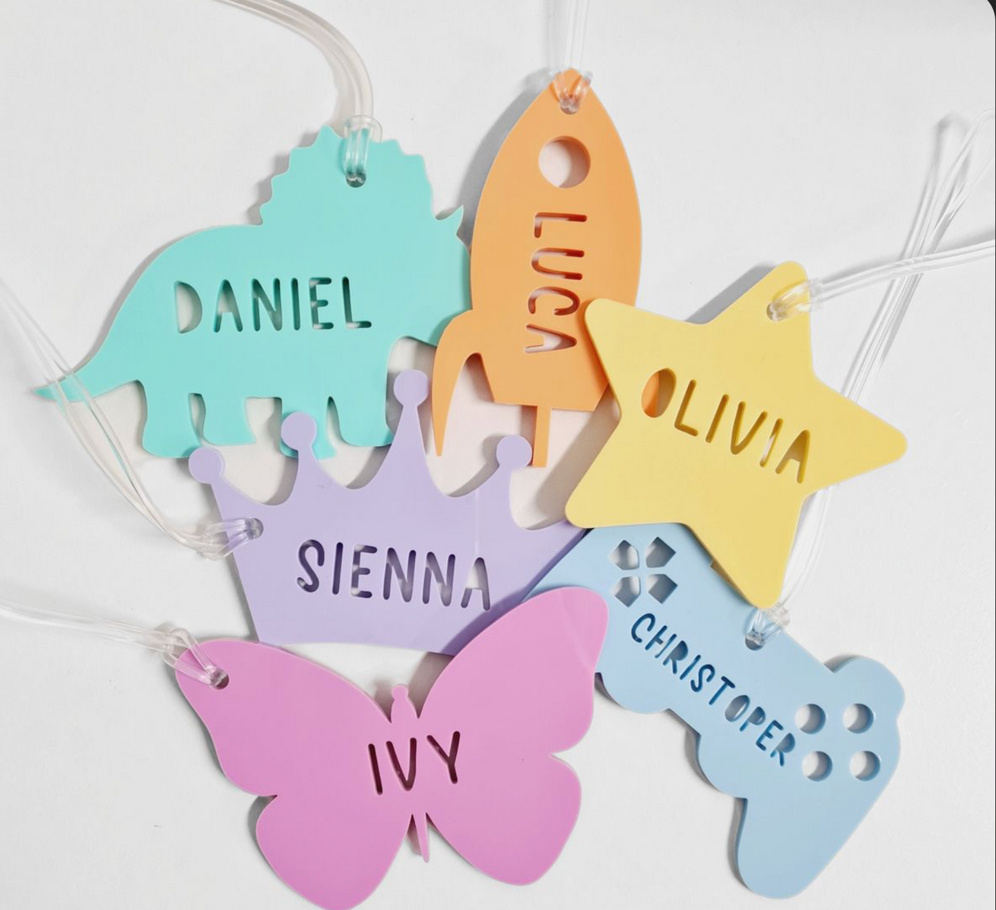 Shaped Key Ring/Bag Tag