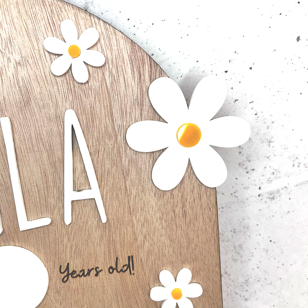 Personalised Wooden Information Board