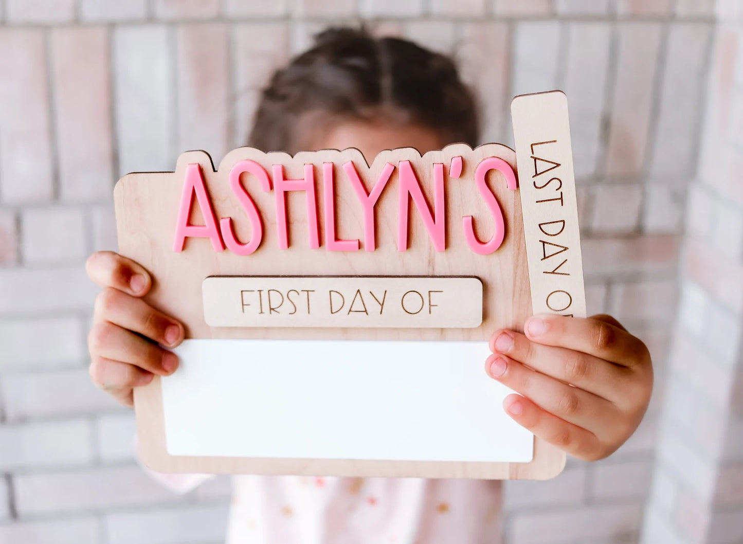 Personalised First Day Of Plaque