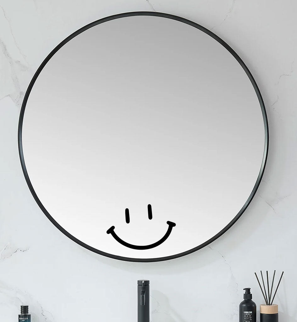 Mirror Sticker - Smiley Face