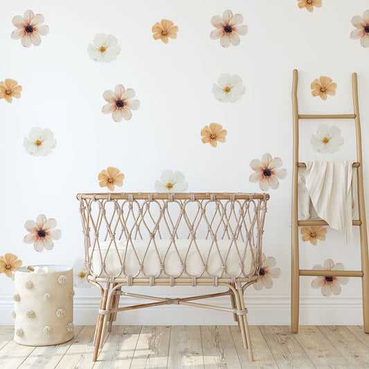 Vintage Flower Sticker Set