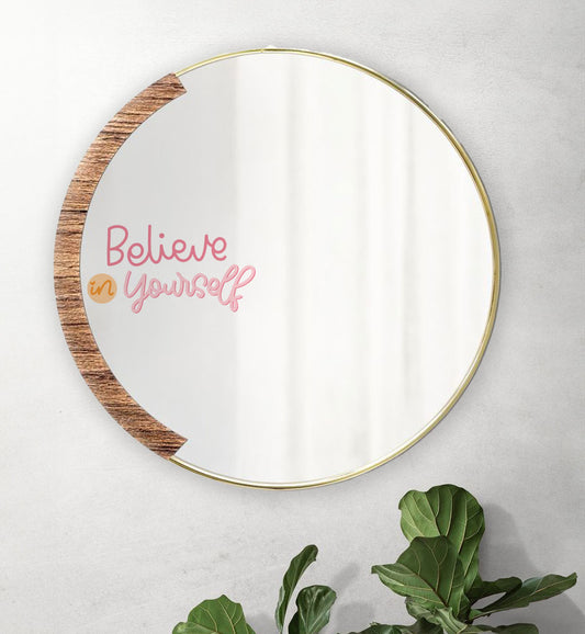 Mirror Sticker - Believe