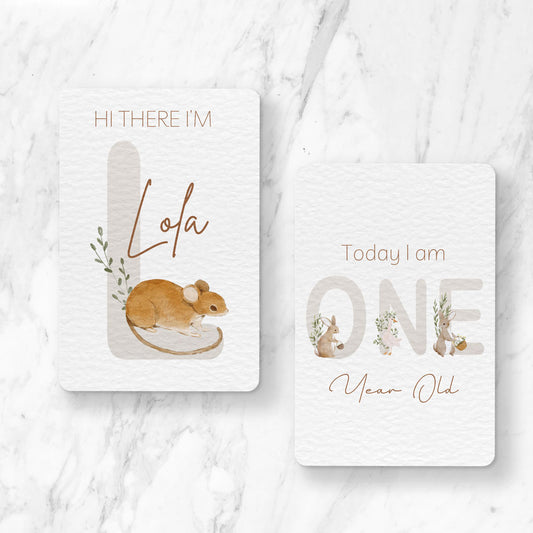 Milestone Cards - Little One