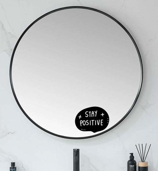 Mirror Sticker - Stay Positive