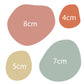 Confetti Smudges Wall Sticker Set