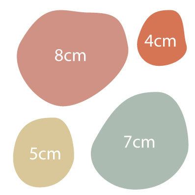 Confetti Smudges Wall Sticker Set